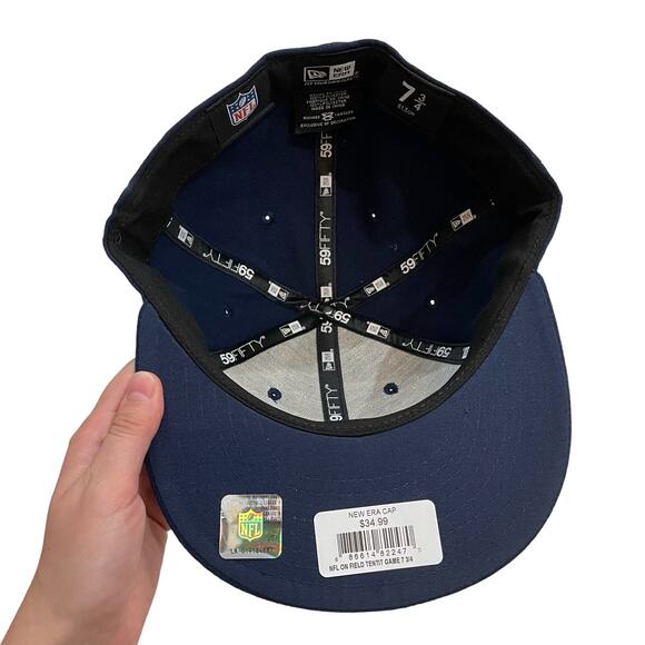 New era Tennessee titans fitted hat 7 3/4 - Picture 4 of 4